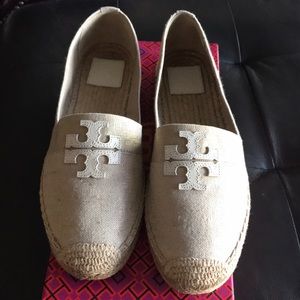 Tory Burch Weston Flat Espadrille (9.5)